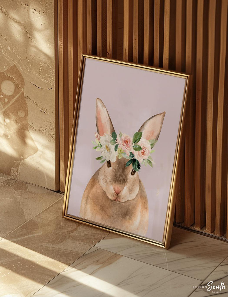 Baby girl nursery purple, lavender nursery art, lilac girls nursery, baby girl wall art, baby girl wall decor nursery woodland flower crown