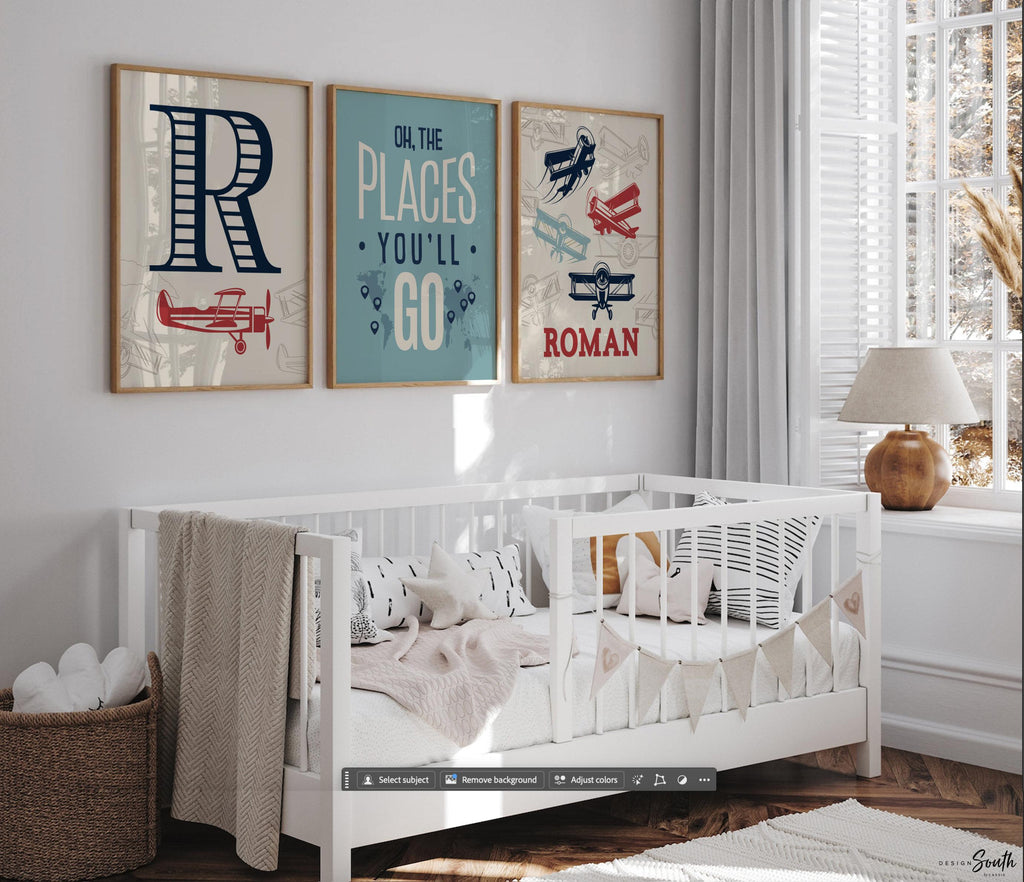 Boys nursery decor, buck deer nursery decor, navy blue and aqua nursery, you are our greatest adventure, deer nursery, eight point buck