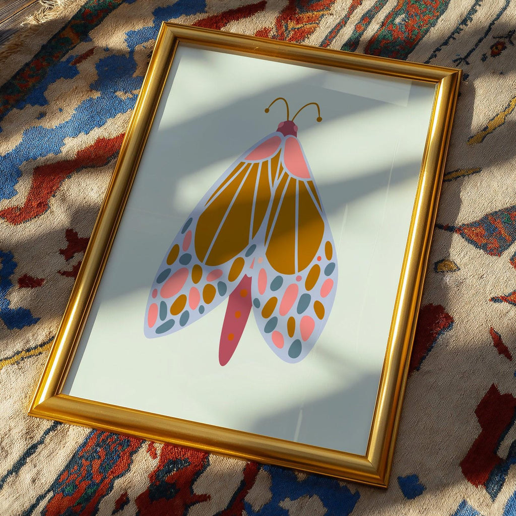 Colorful butterfly nursery art, butterfly print set for girls room, vibrant wall decor, butterfly theme bedroom prints, kids room artwork