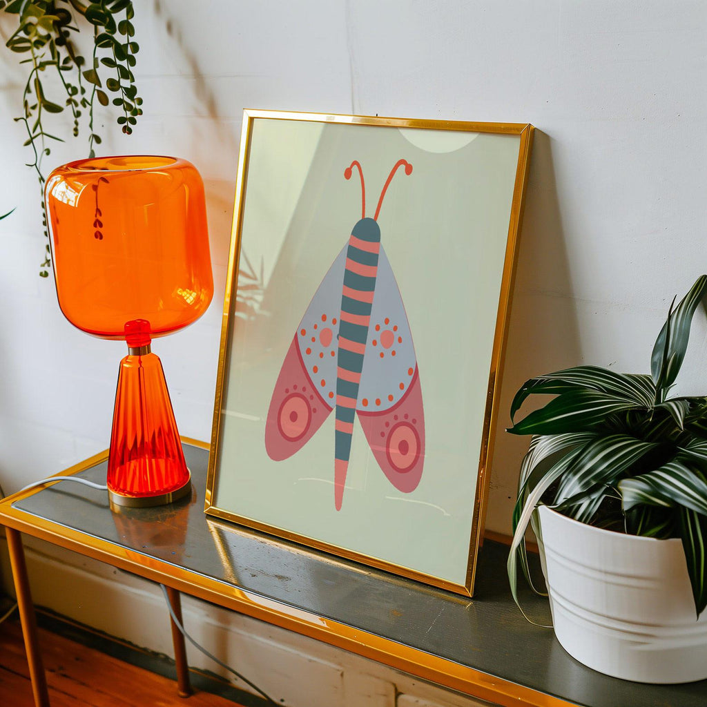 Colorful butterfly nursery art, butterfly print set for girls room, vibrant wall decor, butterfly theme bedroom prints, kids room artwork