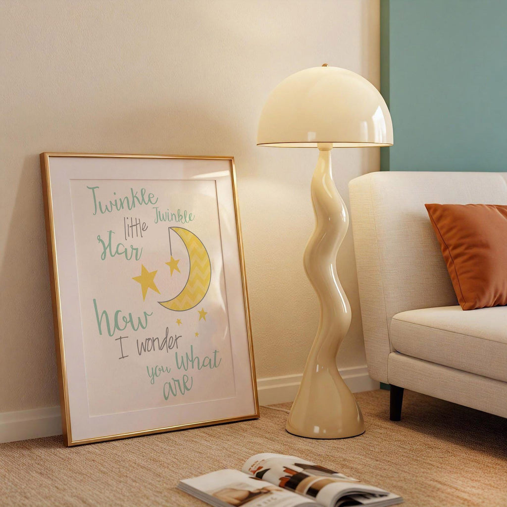 Twinkle, twinkle little star, how i wonder what you are, girls nursery decor, boys nursery decor, moon, stars, nursery print, children&#39;s art