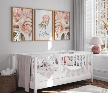 Elegant French rose art prints designed for a girl's room or nursery, featuring feminine floral designs in soft dusty rose tones. These beautiful floral prints bring a touch of classic elegance to any baby girl's nursery, adding charm and sophistication with delicate rose illustrations. Perfect for a French-inspired decor theme, these rose flower prints make a lovely addition to wall art, nursery decor, and thoughtful baby shower gifts. Ideal for creating a serene, elegant space.