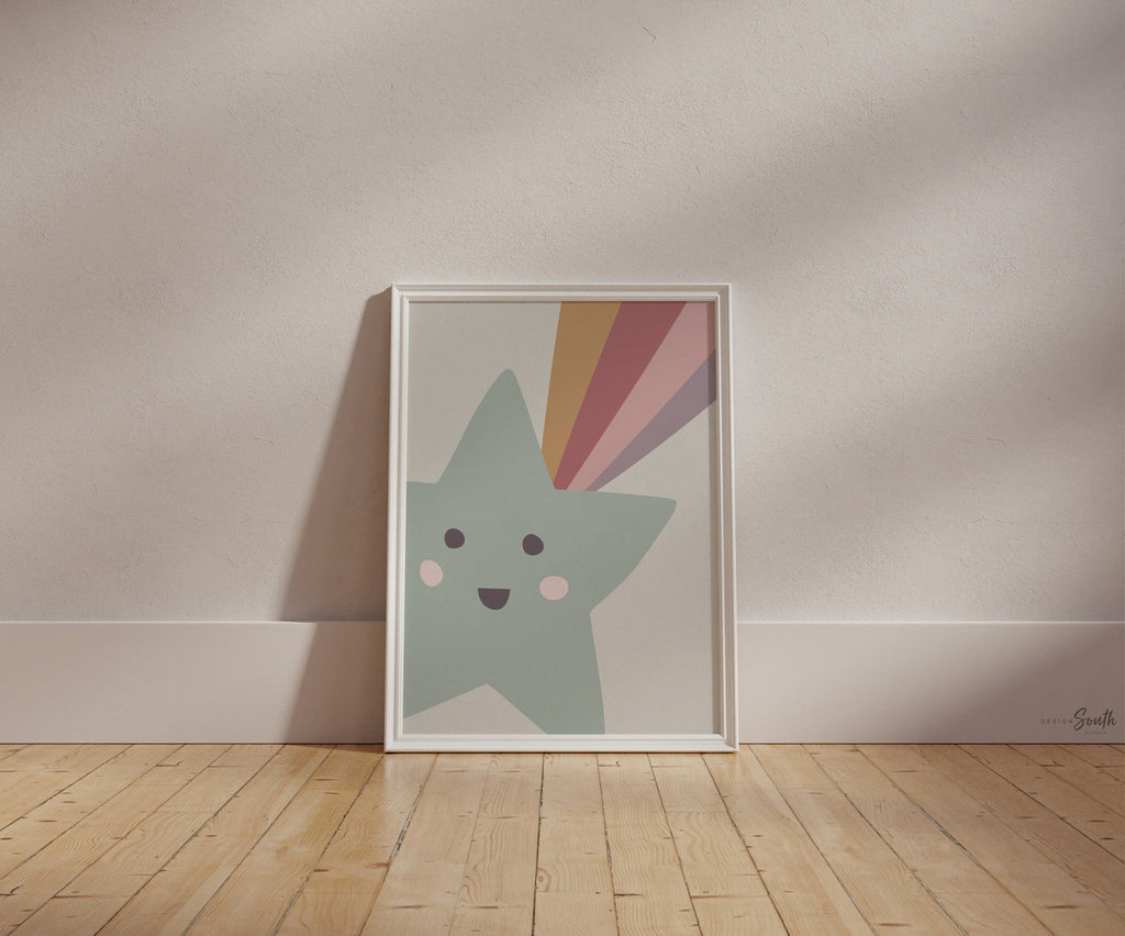 Set of 3, boho nursery decor, boho nursery decor girl, boho wall decor, wall art print set, girls playroom signs, unisex nursery room