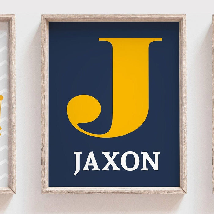 Gray construction nursery trucks, boy construction wall art, yellow gray dump truck theme decor, big boy construction room personalized name