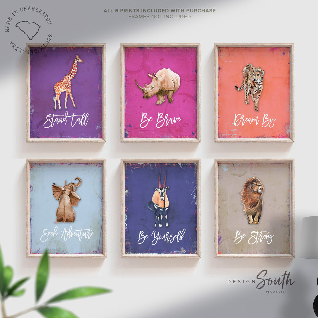 Kid playroom wall art posters, prints colorful inspirational, toddler playroom motivational quote artwork, children playroom wall pictures