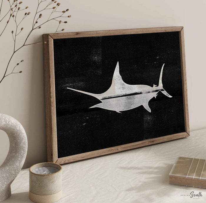 Offshore fishing, offshore fish, boys saltwater fish wall art, marlin nursery, boys fishing theme, fish nursery art boys, marlin fish decor