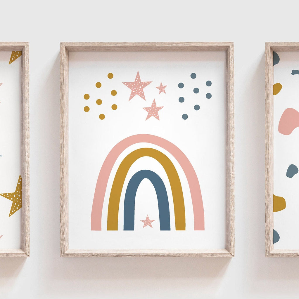 Girl dinosaur and unicorn art, dinosaur unicorn prints for girls, trendy pattern girl dinosaurs, art prints dinosaur unicorn theme modern