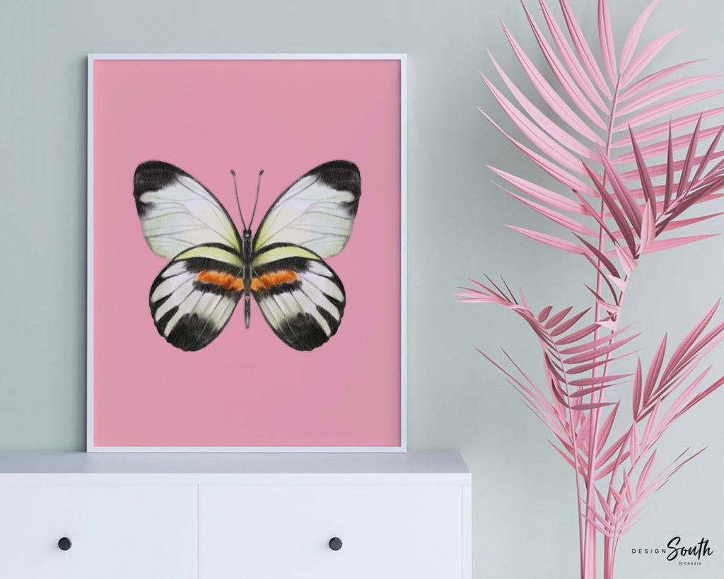 Pastel butterflies, girl nursery butterfly themed, room decor butterflies, newborn baby butterfly gift, butterfly baby shower gift, baby art