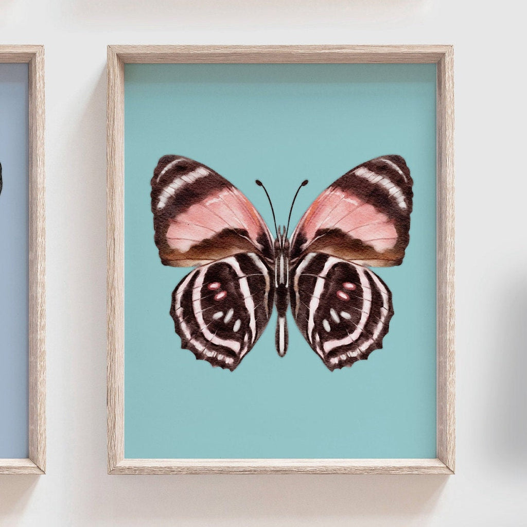 Pastel butterflies, girl nursery butterfly themed, room decor butterflies, newborn baby butterfly gift, butterfly baby shower gift, baby art