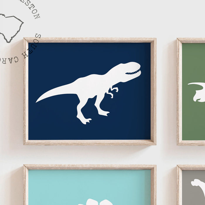 Boys dinosaur bedroom wall art, dinosaur decor for boys, boys dinosaur theme, dinosaur prints, baby boy dinosaurs, dinosaur nursery art boys