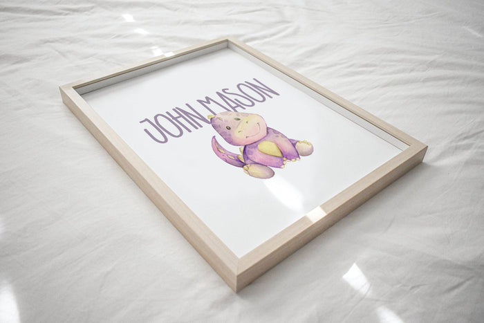 Personalized baby boy dinosaur, dinosaur nursery art, baby boy dinosaur themed, boys name sign dinosaur themed, wall art boys room dinosaurs