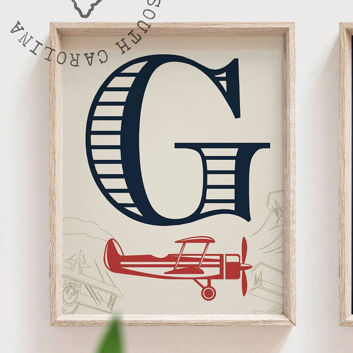 Oh the places you'll go, transportation kids art, transportation theme, airplane bedroom art, airplane nursery decor, airplane boys room art