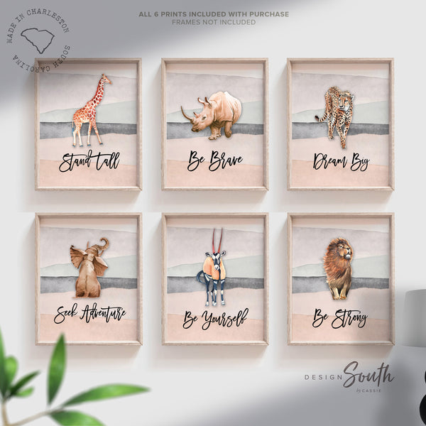 Safari wall art by Design South