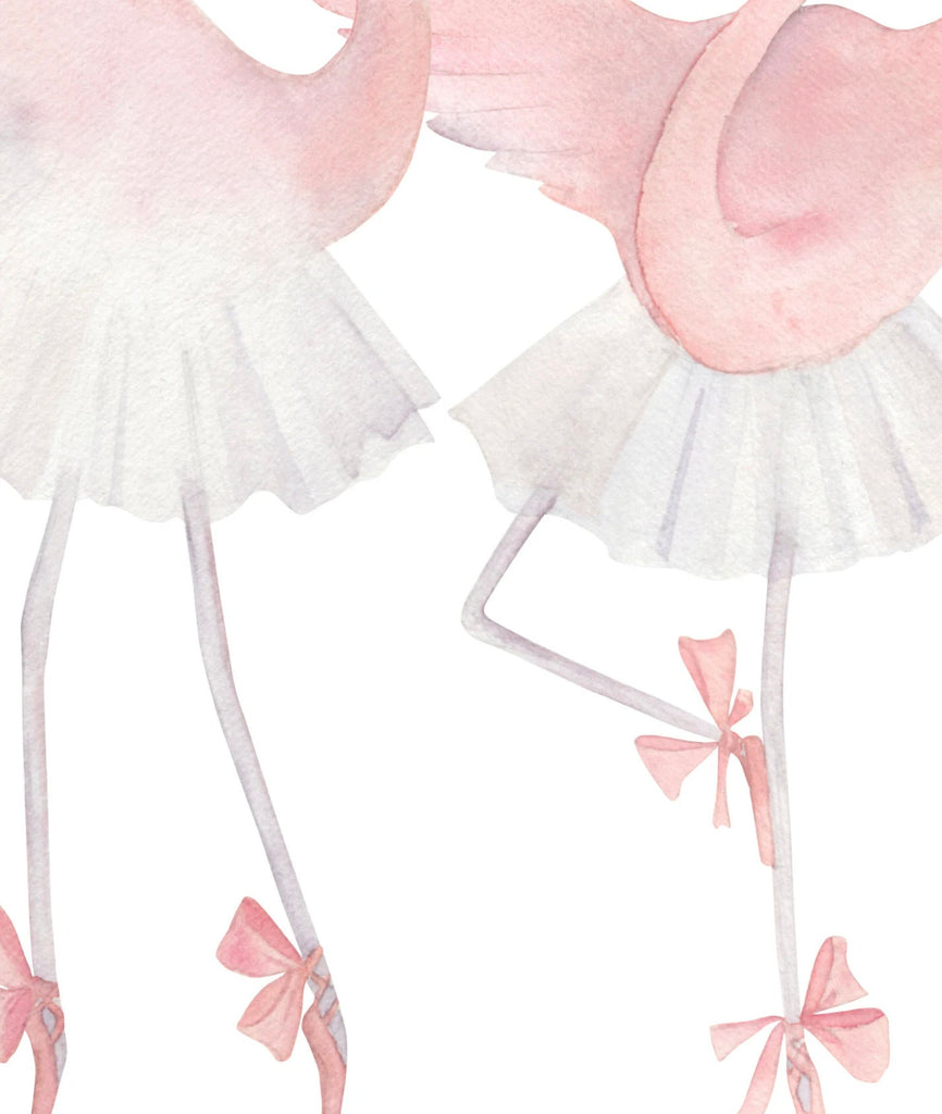 Flamingo nursery set of 3 prints, blush nursery decor, ballerina dance nursery, flamingo nursery decor, blush pink dancer art, pink ballet