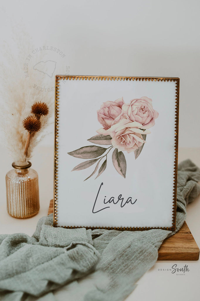 Elegant French rose art prints designed for a girl's room or nursery, featuring feminine floral designs in soft dusty rose tones. These beautiful floral prints bring a touch of classic elegance to any baby girl's nursery, adding charm and sophistication with delicate rose illustrations. Perfect for a French-inspired decor theme, these rose flower prints make a lovely addition to wall art, nursery decor, and thoughtful baby shower gifts. Ideal for creating a serene, elegant space.
