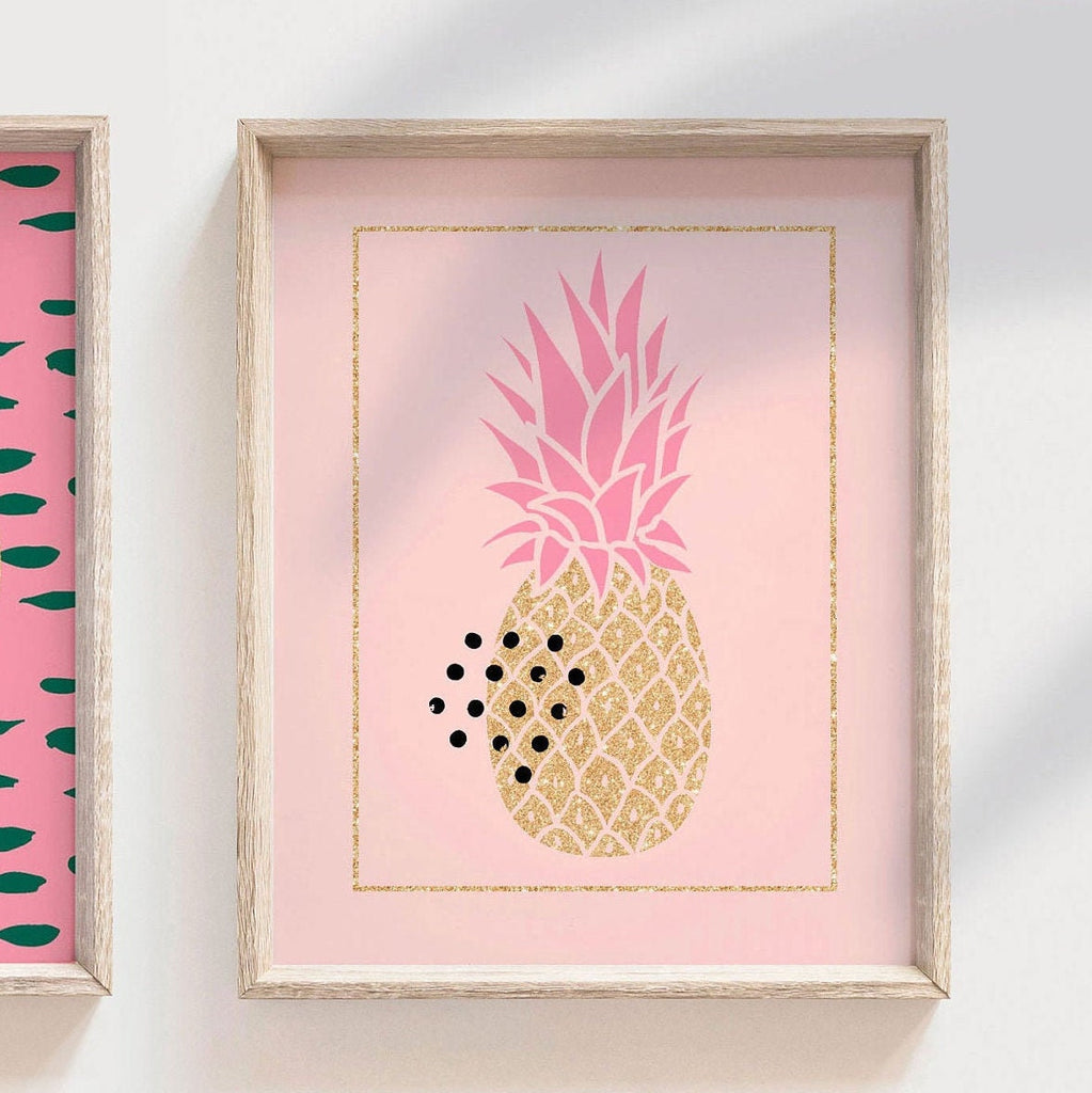 Aloha baby, pink and gold flamingo nursery, pink flamingo nursery, girls tropical name art, pink and gold room decor, baby girl flamingo art