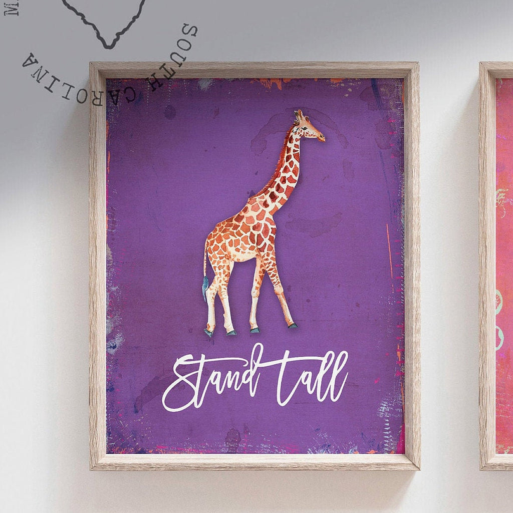 Kids colorful playroom decor, children playroom art print wall, inspirational kid posters, pink purple blue orange green yellow playroom art