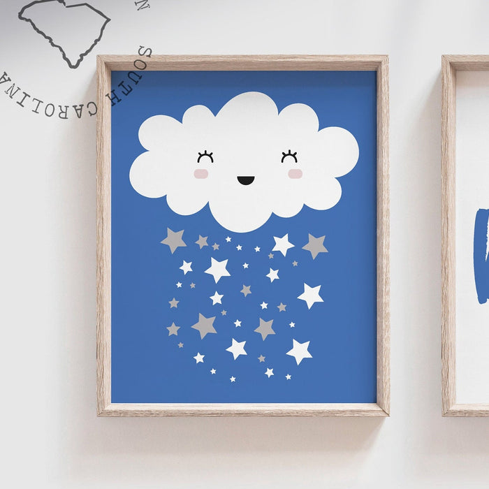Twin boys nursery wall art, boy twins decor, blue twin nursery wall art, twin bedroom art, shared bedroom, boys monograms, brother wall art