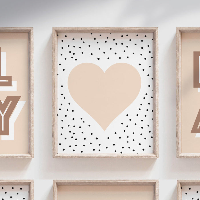 Boho playroom art, neutral modern playroom, boho playroom decor, neutral baby room wall art, toddler playroom, kids neutral playroom ideas