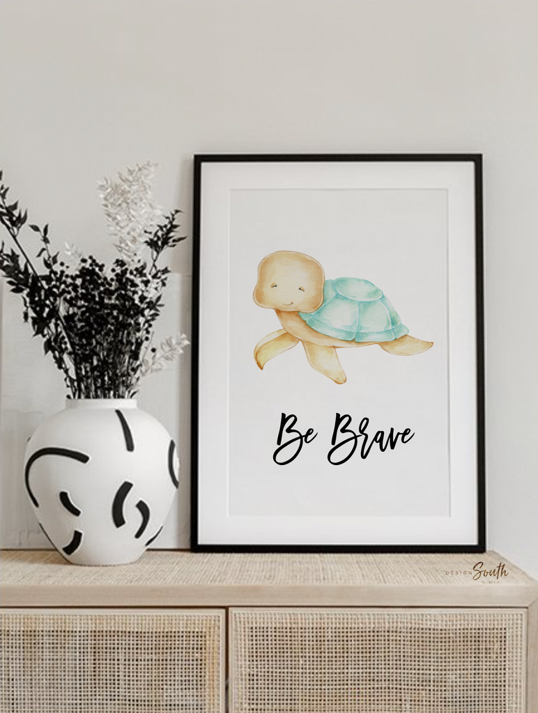 Cute sea animals collection, ocean themed kids room art, nautical themed kids room decor, crab seahorse sea turtle stingray seashell octopus