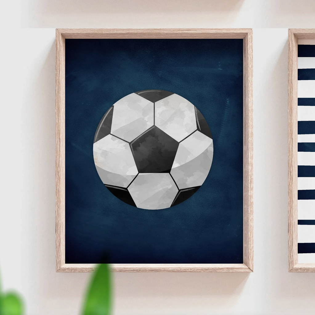 Sports collection print set boys name, sports theme wall pictures, sports art personalized gift, baseball football kids wall art boy nursery