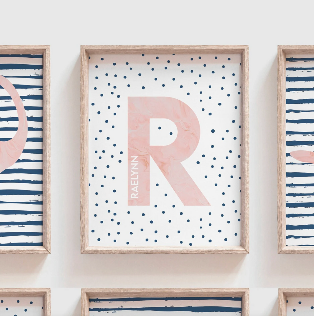 Peach gold watercolor dinosaur art, little girl dinosaur collection with gold sparkles, girl dinosaur lover peach gold blue, girl dino room