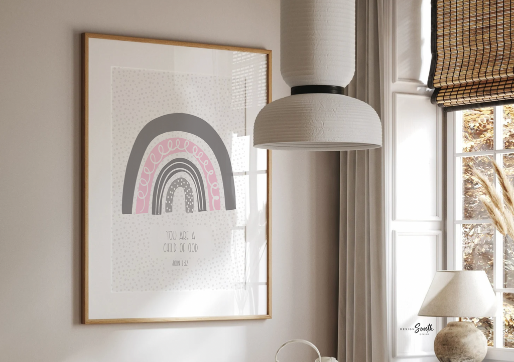 Girl pink and gray nursery, pink gray nursery name print, gray star celestial monogram for girl, moon and stars nursery, cloud star moon sun rainbow nursery decor, cloud baby decor