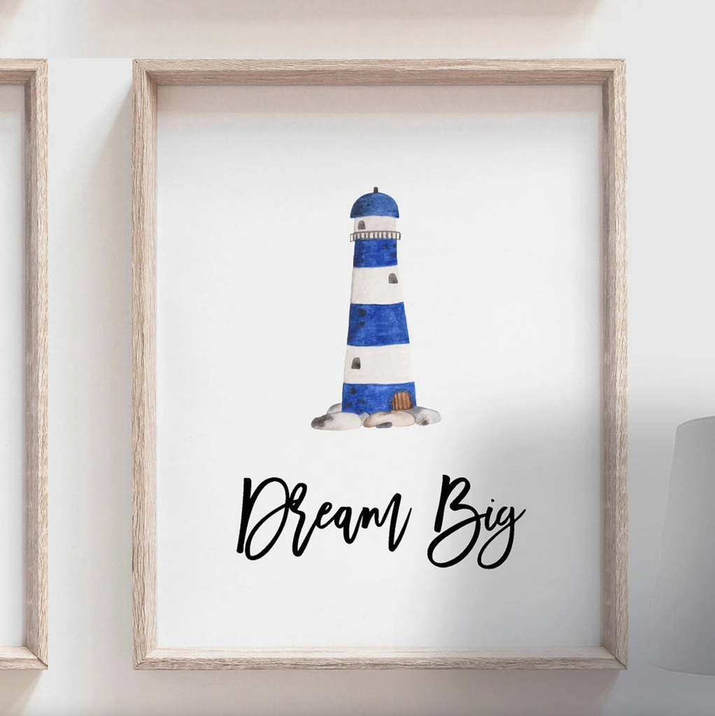 Blue nautical boys room art, anchor ship wheel sailboat collection nautical wall prints, nautical nursery art, ocean theme wall art, sea baby art