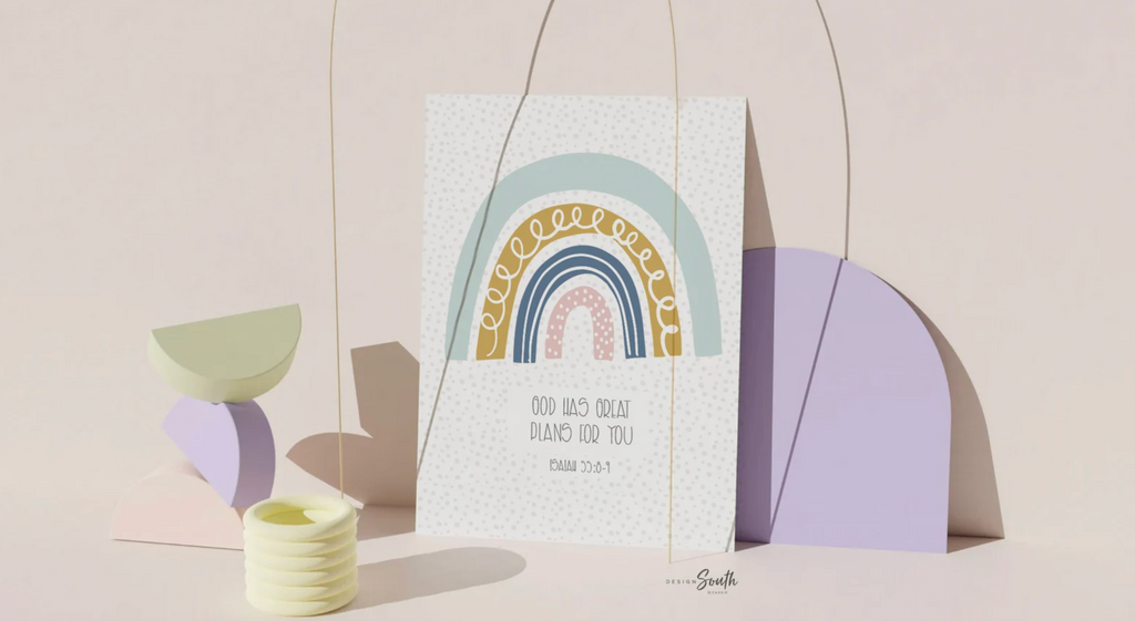 Christian nursery wall decor, bible verse wall art, nursery bible wall art, church nursery room decor, christian nursery or bedroom wall art