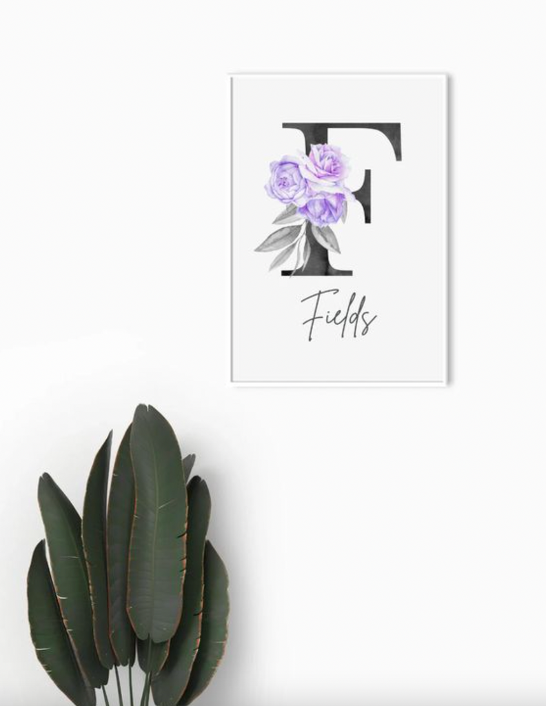 Purple paris themed girls room, purple eiffel tower parisian little girl decor, girl personalized name floral roses, elegant nursery decor