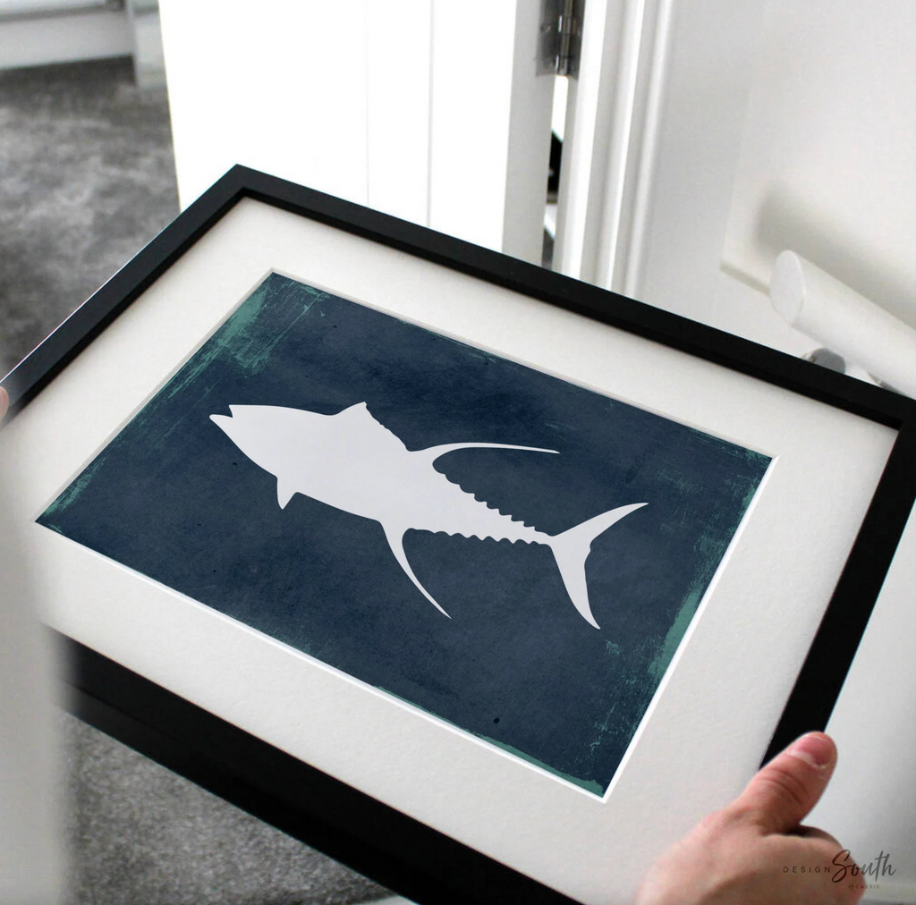 boys bedroom decor	boys nursery decor	nautical wall decor	boys playroom decor	game fish prints	wall prints boy fish	saltwater fishing	saltwater fish art	fishing nursery art	boys bedroom fishing	fisherman baby art	blue green fish art	fishing wall decor