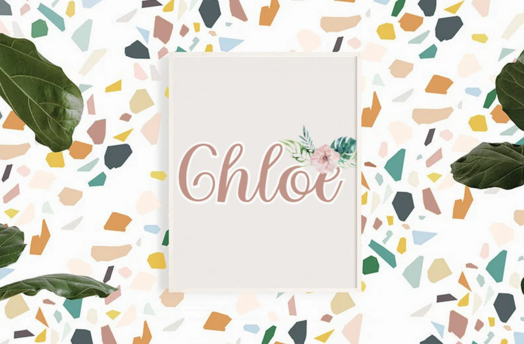 Safari girl room, jungle animals with pink flowers toddler girl art, palm nursery art, personalized name with animals prints, pink green art