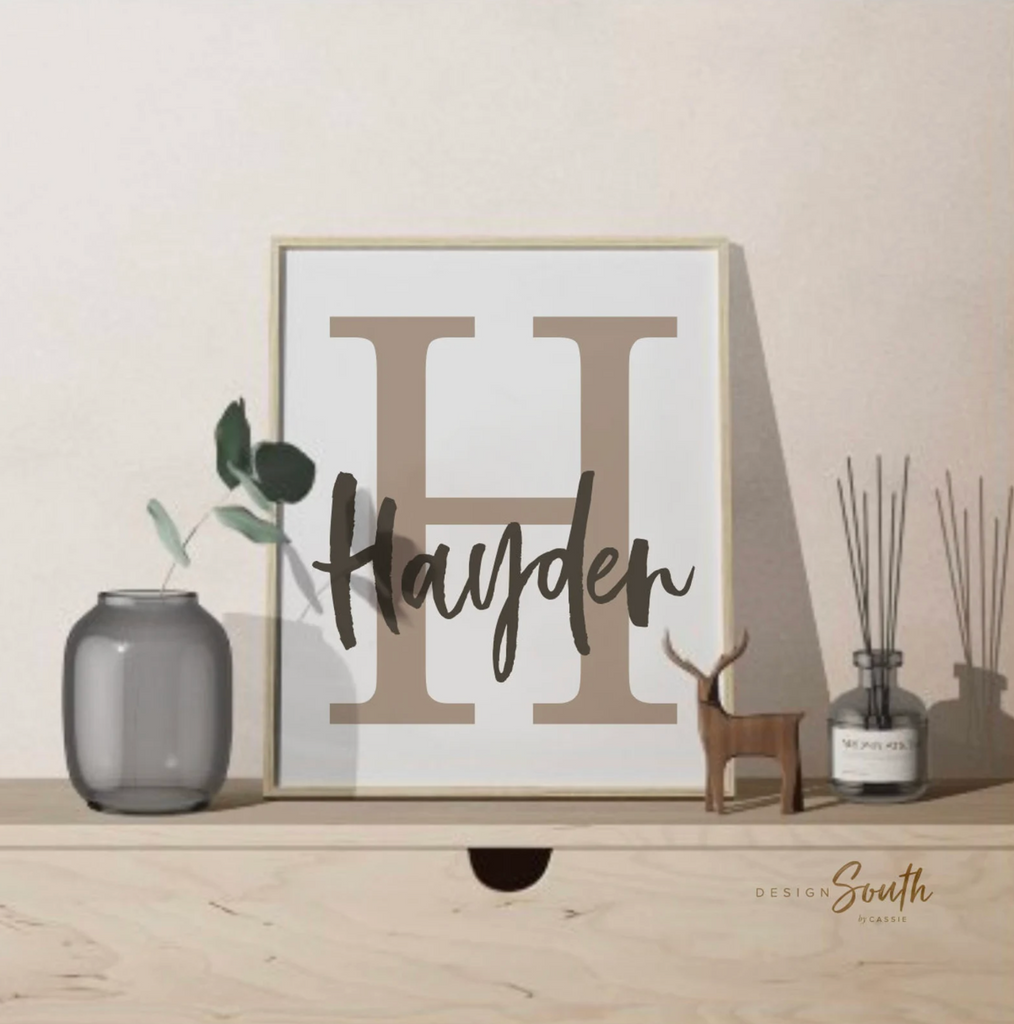 Camo nursery, personalized name art, hunting nursery decor, boys bedroom camo, baby boy deer hunter theme wall art, camoflauge baby boy art