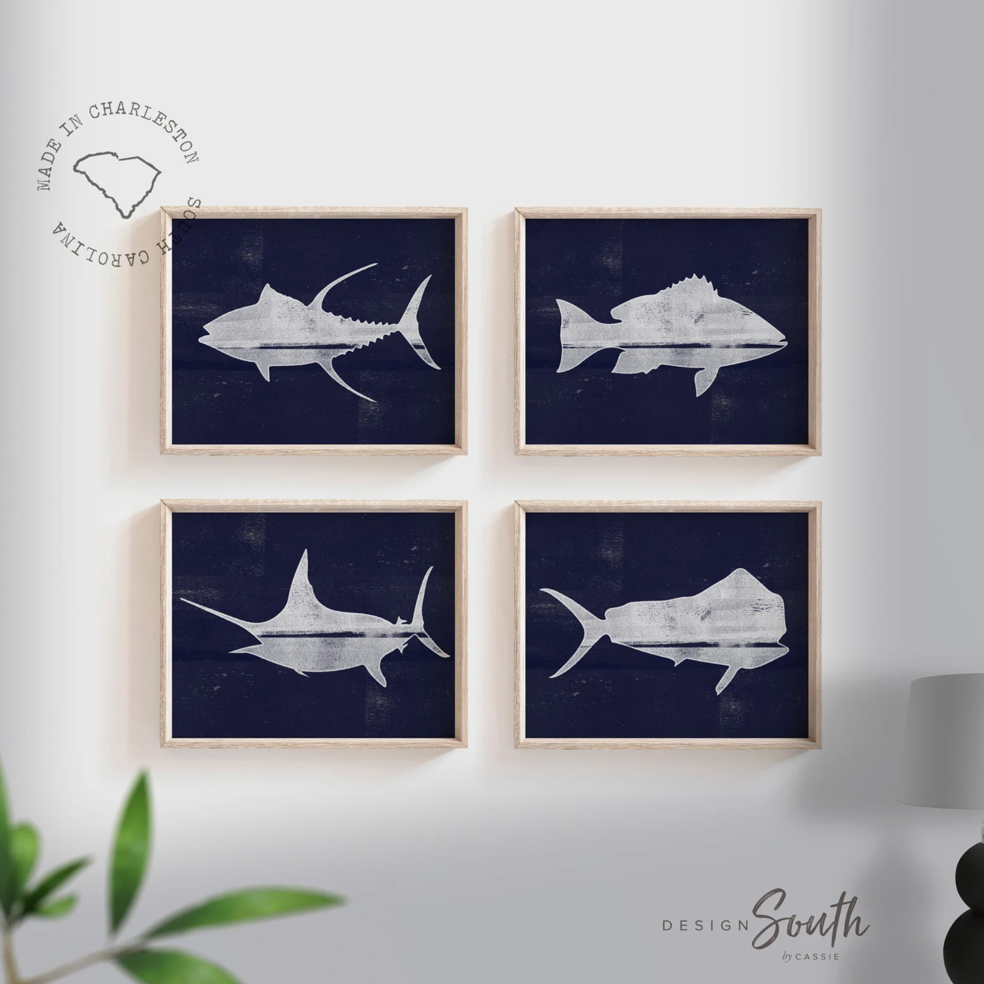 Boys Fishing Bedroom Wall Art, Fish Decor for Boys, Boys Fishing