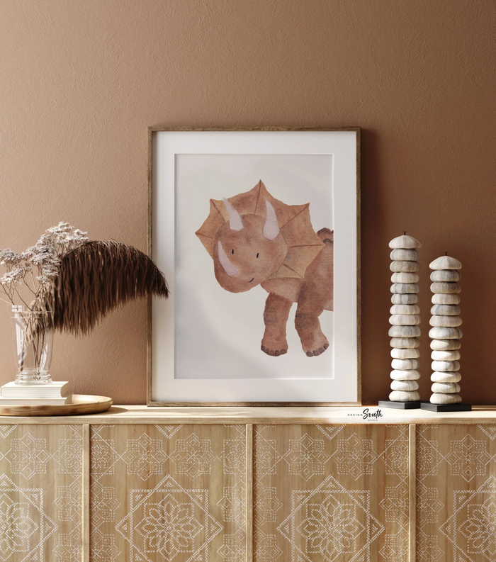 Set of 6 dinosaur nursery prints, nursery wall art, dinosaur decor, boys room wall art, kids room decor, dinosaur art, print collection dino