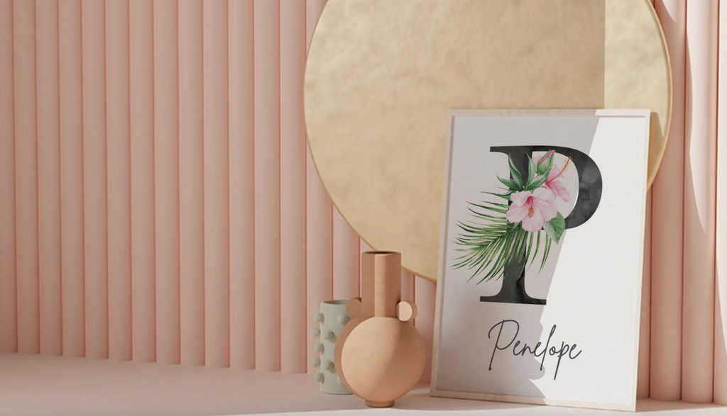 Sloth decor, tropical baby shower, sloth wall art prints for baby girl, sloth birthday party gift, sloth decorations, tropical room wall art