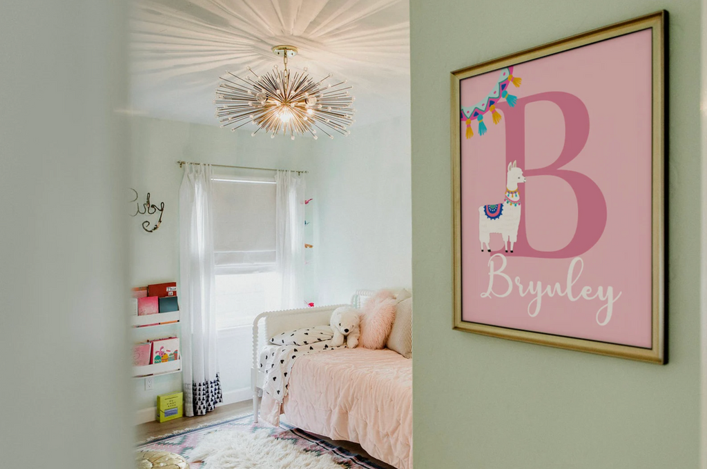 Sister room decor, big girl room two sisters, gift for sisters, shared bedroom personalized names, sisters room decorations, twin sister art