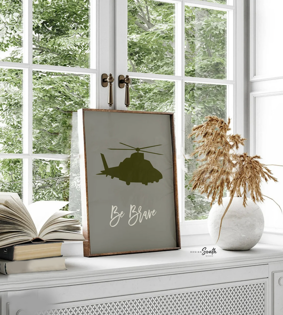 Army wall art, prints for kids, positive affirmation print, military style prints, military style theme room, boys prints, boys army decor