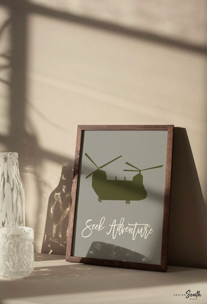 Army wall art, prints for kids, positive affirmation print, military style prints, military style theme room, boys prints, boys army decor