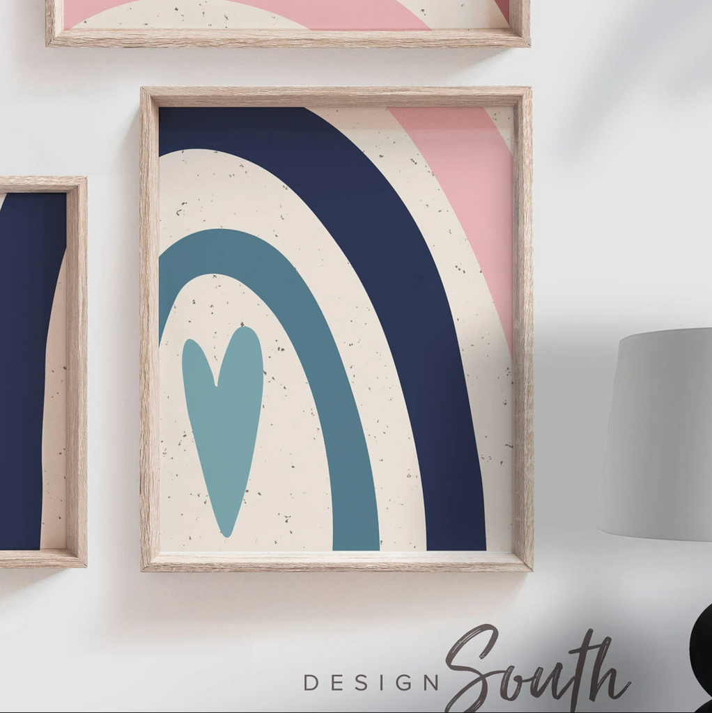 Mauve navy blue nursery, wall art for baby room violet tones, navy and plum bedroom, nursery decor dusty purples, baby nursery ideas mauve