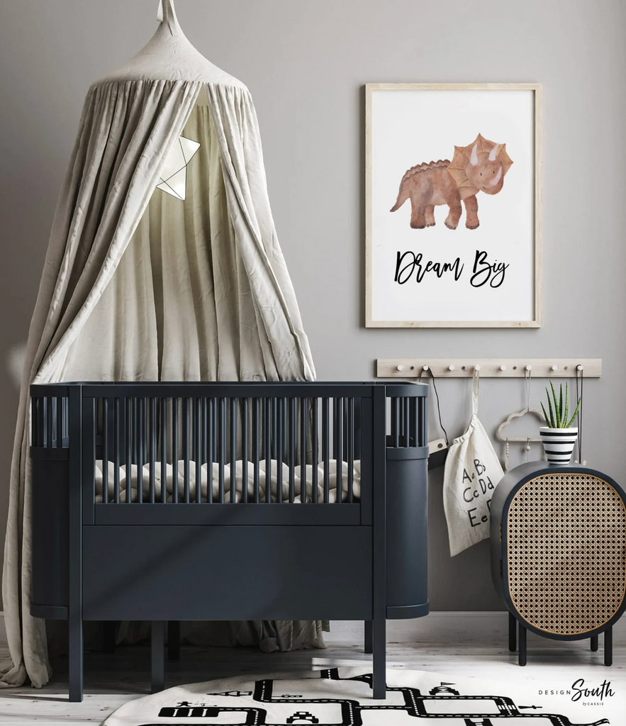 Boys dinosaur bedroom wall art, dinosaur decor for boys, boys dinosaur theme, dinosaur prints, baby boy dinosaurs, dinosaur nursery art boys