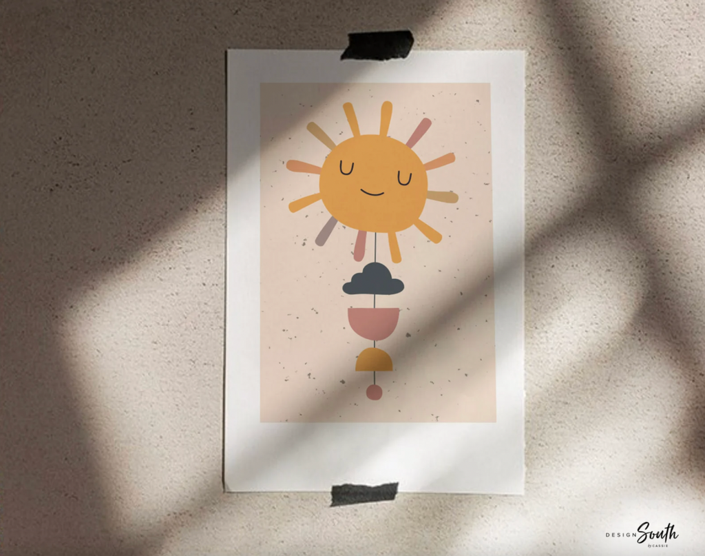 Boho collection, animal baby gender neutral nursery wall art, baby boy or girl neutral nursery decor, unisex animal decor for nursery earthy