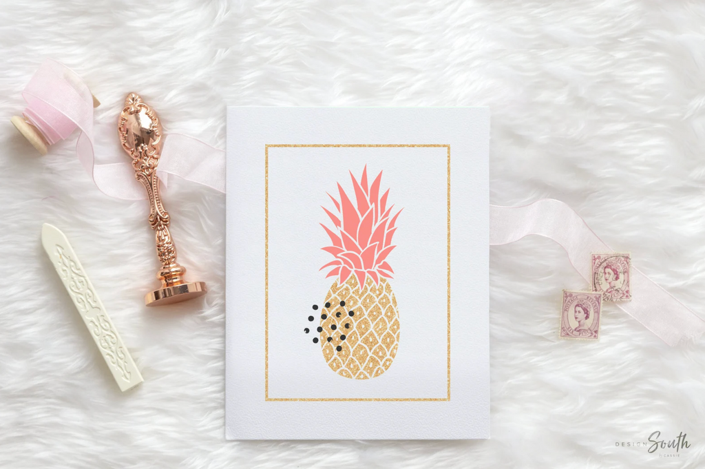 Coral flamingo girl art, flamingo gift for girl, tropical nursery theme decor, coral gold nursery art, flamingo pineapple art print set of 3