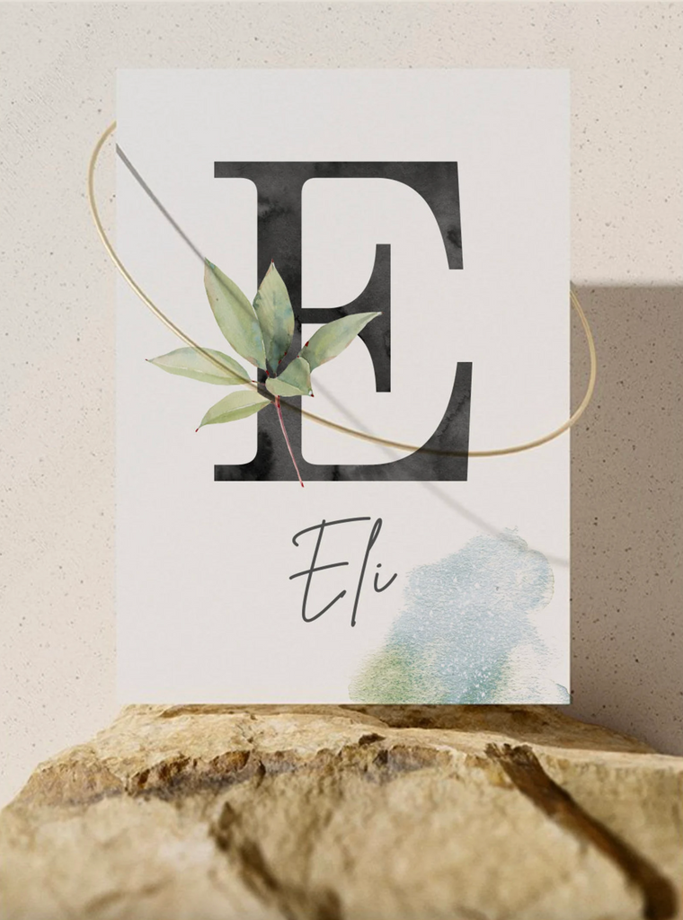 Boy bedroom or nursery gift sloth wall art, sloth themed room personalized name, boys nature animal bedroom art prints, sloth boy decor, wall art child decor