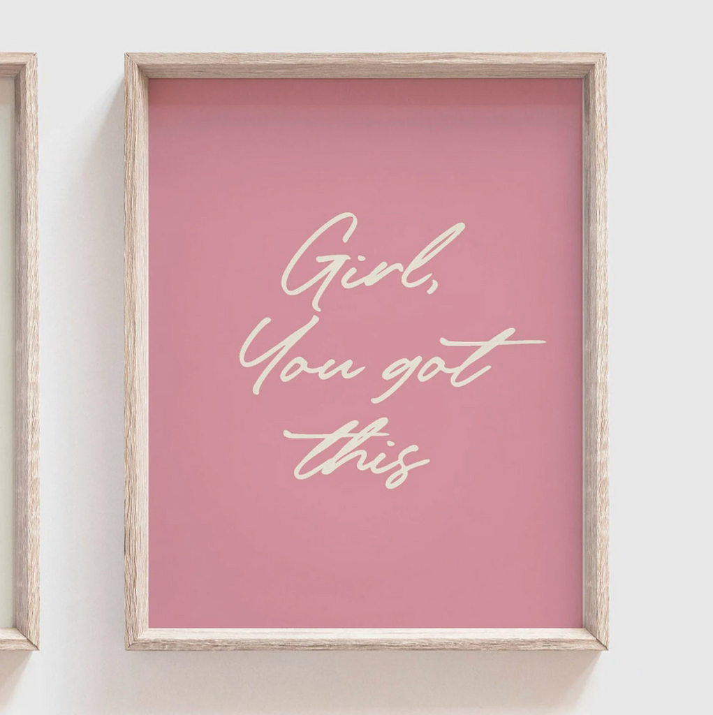 Motivational quote art for girls, nursery quote, girl mauve pink decor, girls nursery prints, mauve nursery decor, girl bedroom personalized