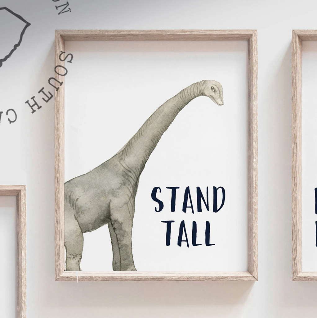 Boys dinosaur bedroom wall art, dinosaur decor for boys, boys dinosaur theme, dinosaur prints, baby boy dinosaurs, dinosaur nursery art boys