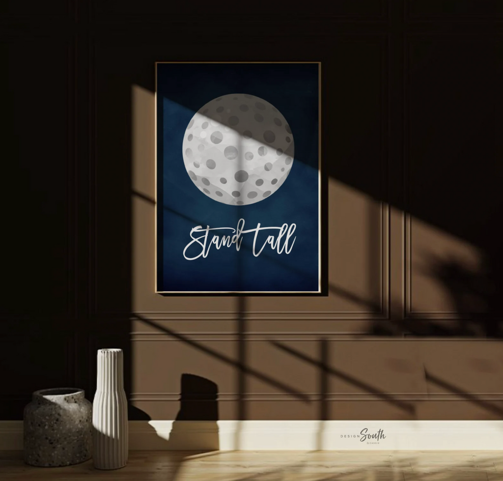 Navy blue sports kids room, boys sports nursery wall art poster prints, gift boy birthday party sports theme, navy blue boy prints bedroom