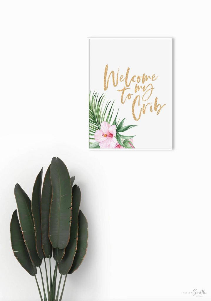 Textured girl tropical accent nursery decor, tropical animal theme, ivory and pink flamingo tropical nursery, girl nursery design, flamingo decor, pineapple art gold