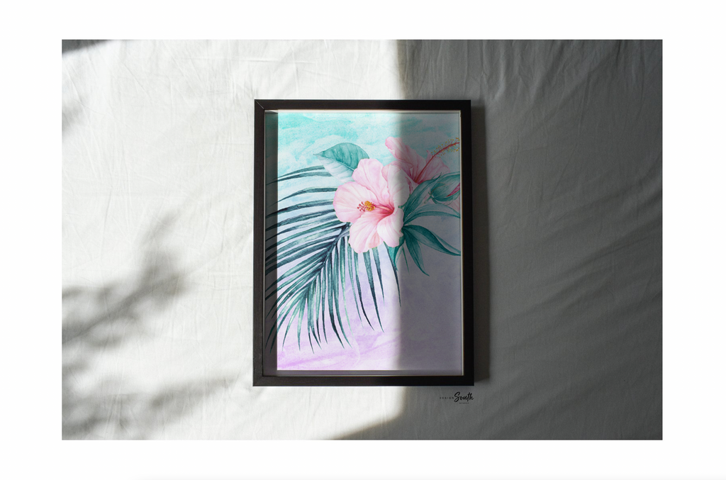 Teal pink and gold nursery, teal gold pink girl's room wall art, little girl tropical decor, beautiful girl you can do amazing things quote