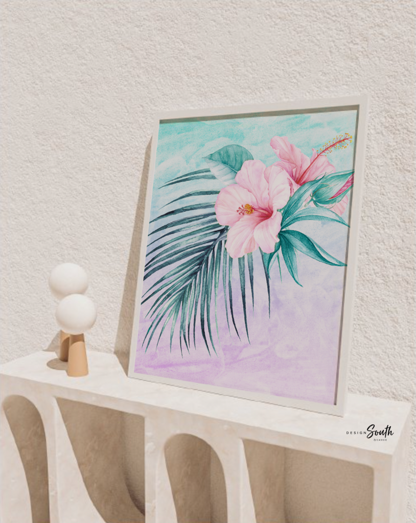 Teal pink and gold nursery, teal gold pink girl's room wall art, little girl tropical decor, beautiful girl you can do amazing things quote